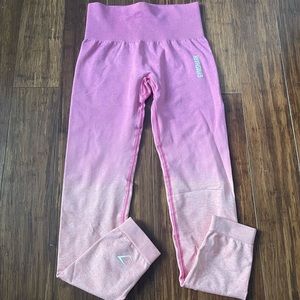 Pink ombré Gymshark ombré leggings